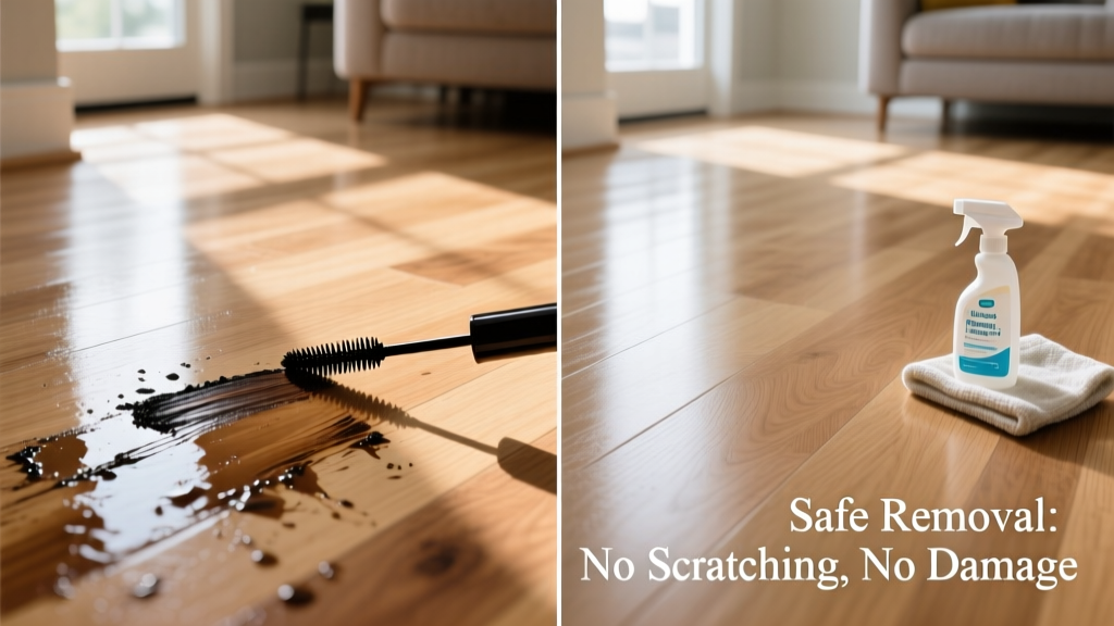 How to Remove Mascara from Hardwood Floors Safely