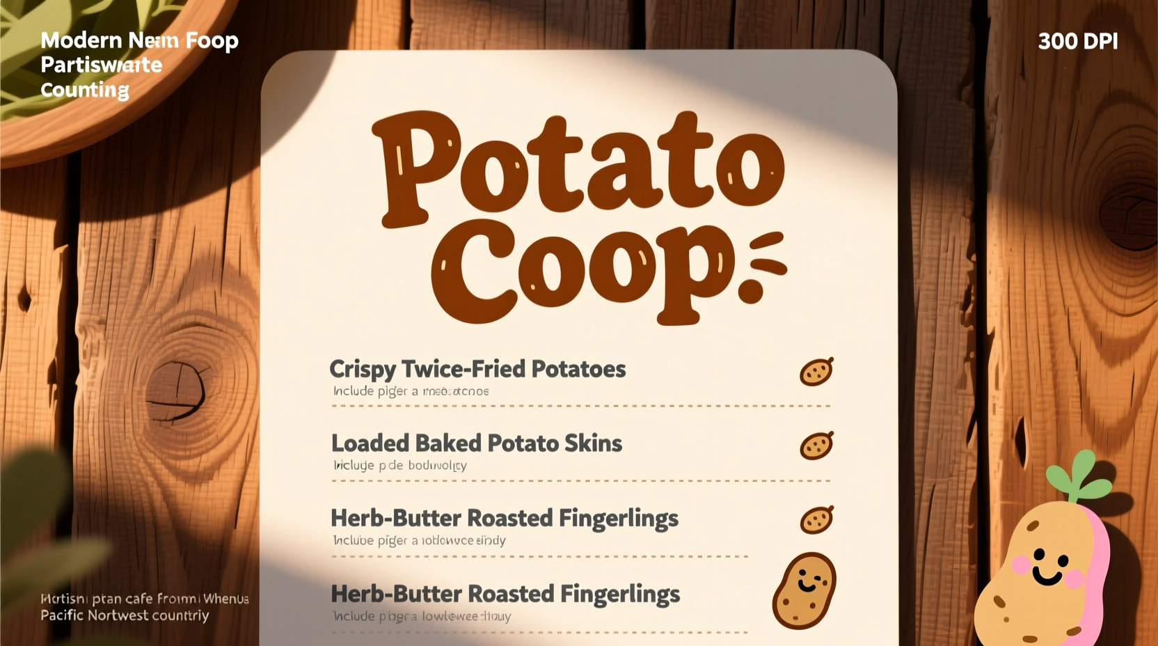 Potato Coop Menu: Complete Guide to All Offerings