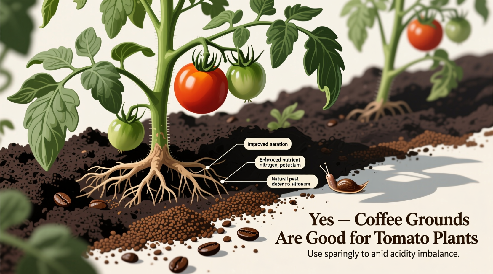 Coffee Grounds for Tomato Plants: Science-Backed Benefits & Risks