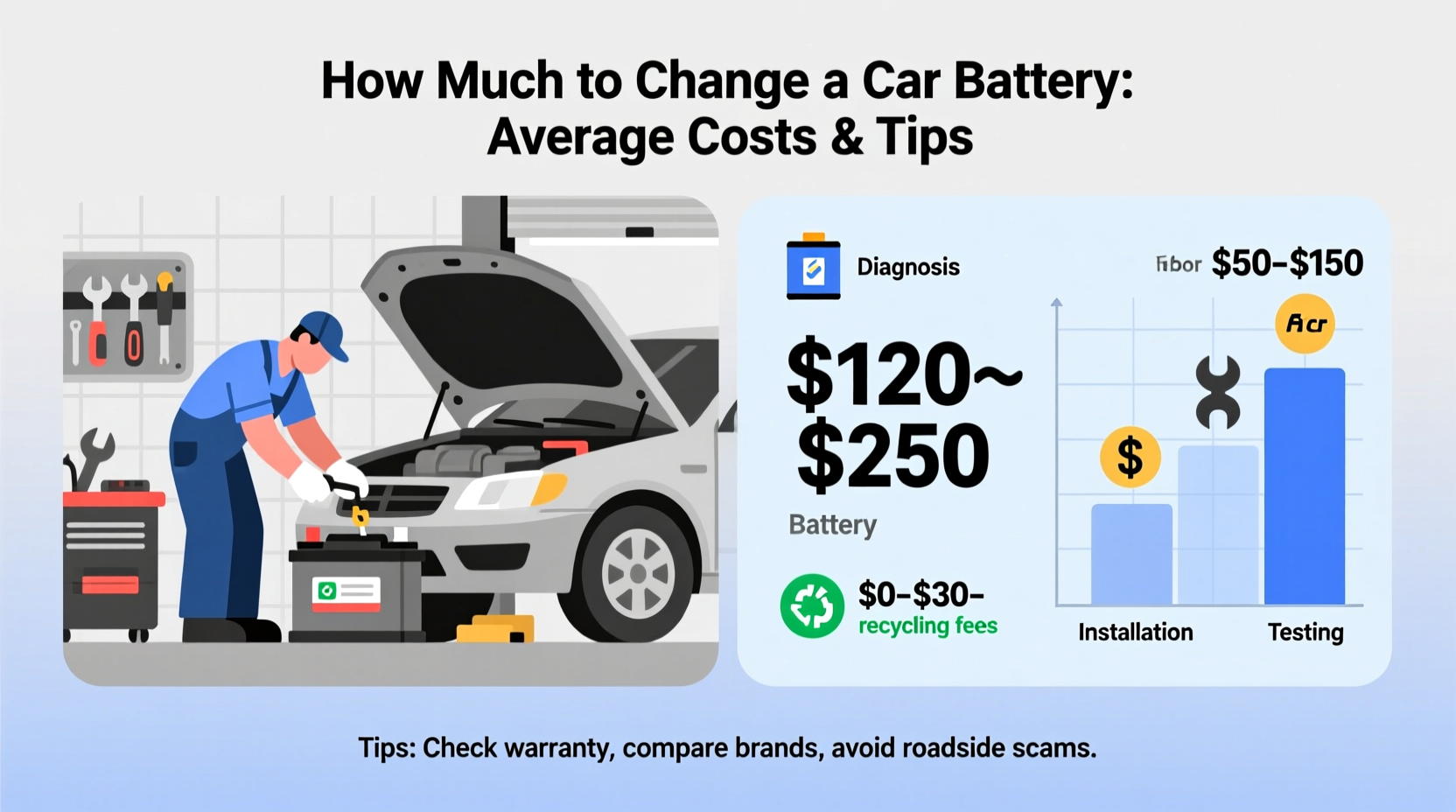 how much to change car battery