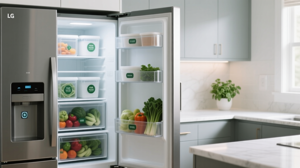 LG Refrigerator Organization: Smart, Sustainable Storage