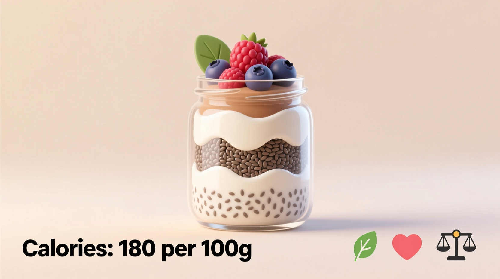 calories in chia seed pudding