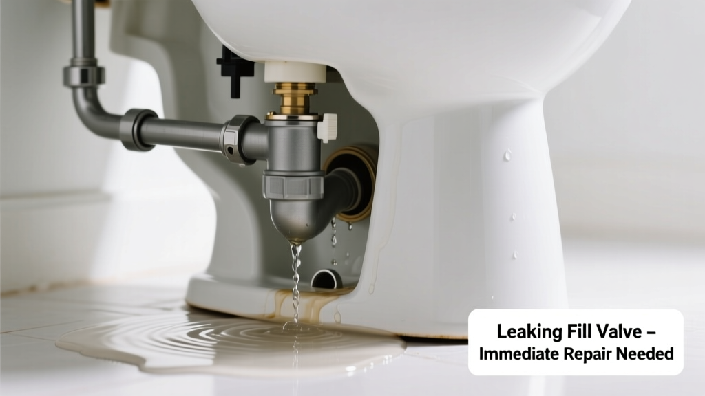 Toilet Tank Not Filling & Leaking Water: Quick Diagnosis
