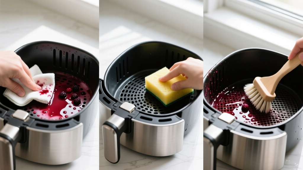 Tested: How to Get Berry Juice Out of Air Fryer Fast