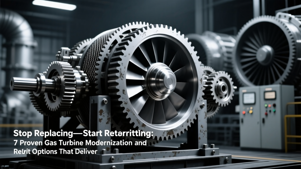 Gas Turbine Retrofit: 12–28% Efficiency, 35% O&M Cut
