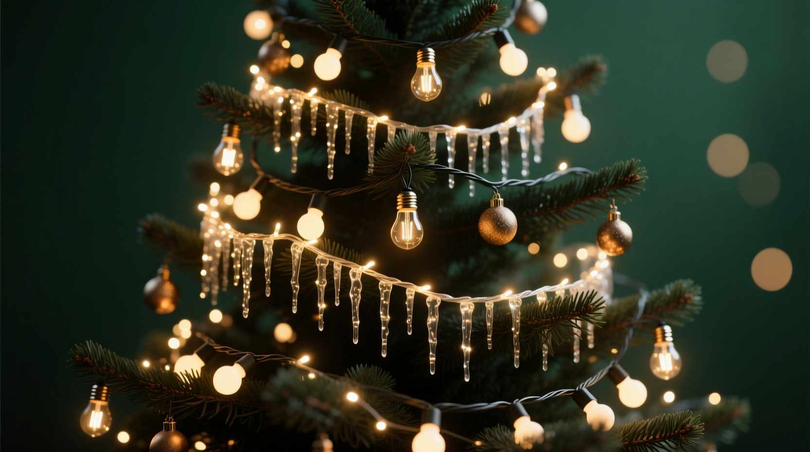 how to layer multiple types of christmas lights without overwhelming the eye