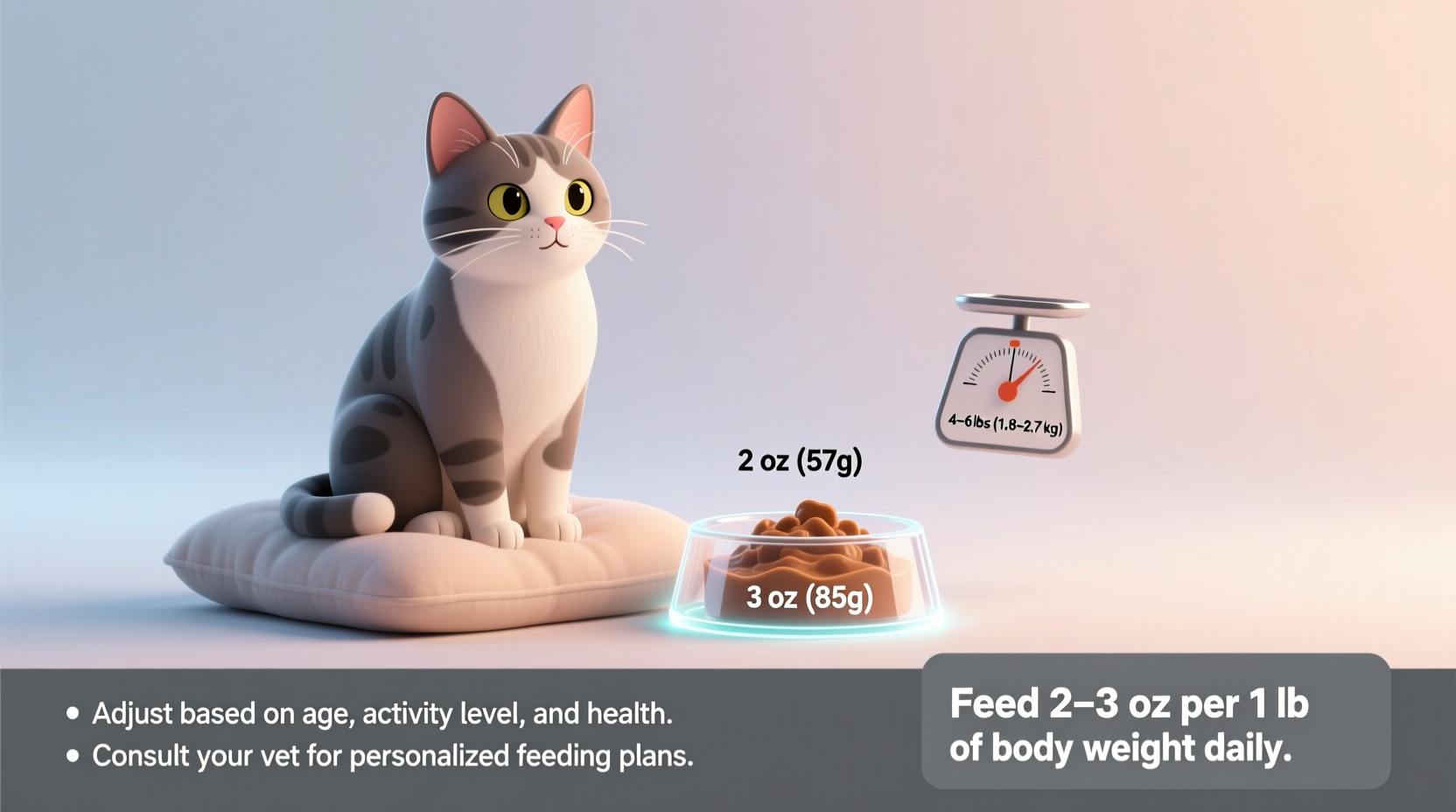 how much wet food should i feed my cat