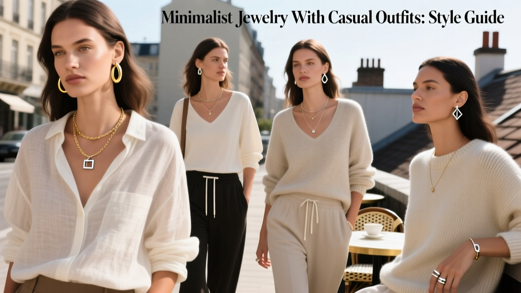 Minimalist Jewelry With Casual Outfits: Style Guide