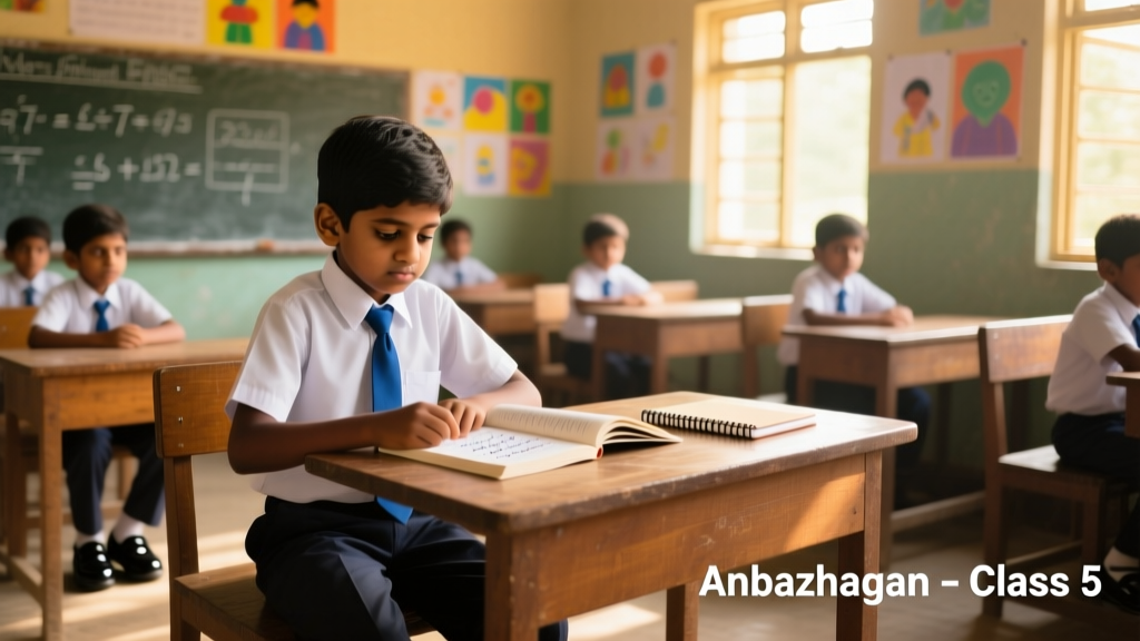 Anbazhagan: A Case Study in Early Literacy Development Through Tamil Script Acquisition