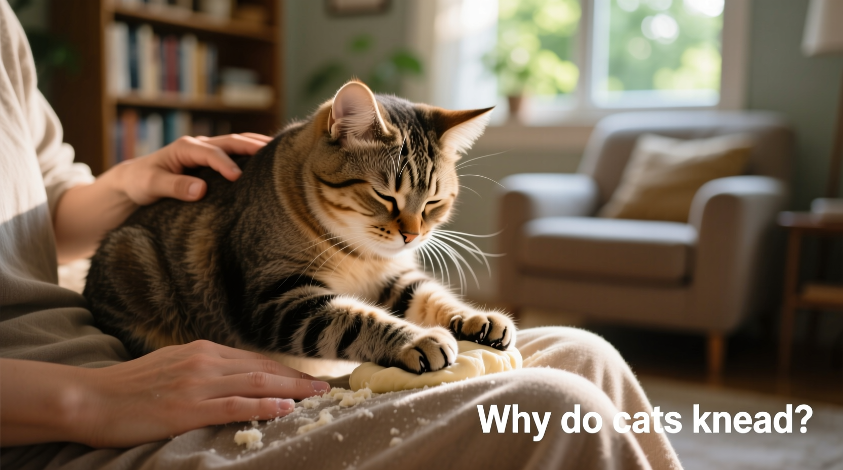 why does my cat knead me like dough when relaxed