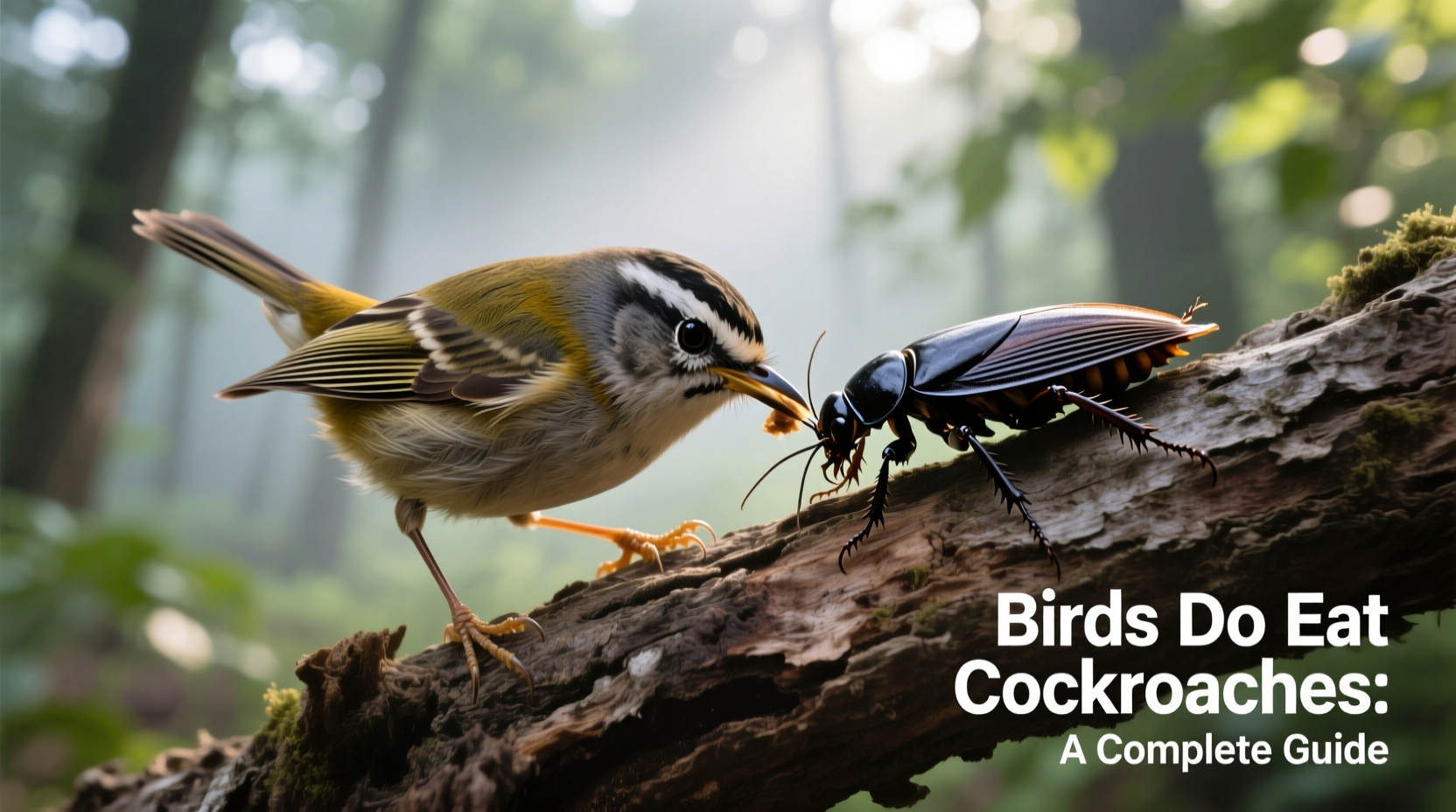 do birds eat cockroaches