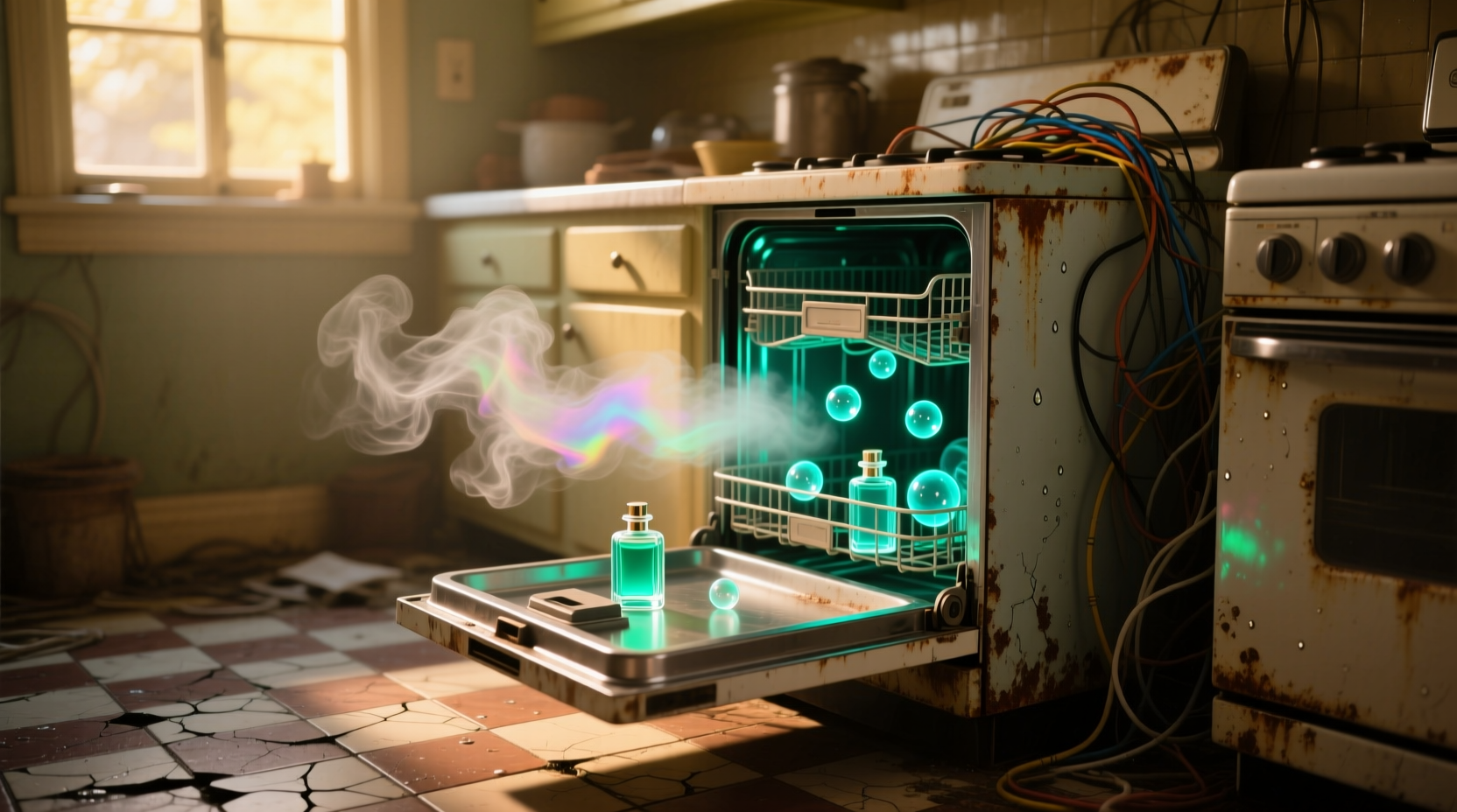 smelly dishwasher