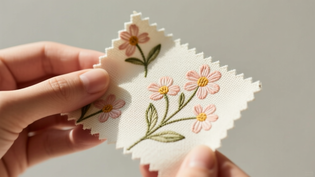 Dainty Flower Drawing: Fabric Guide for Designers