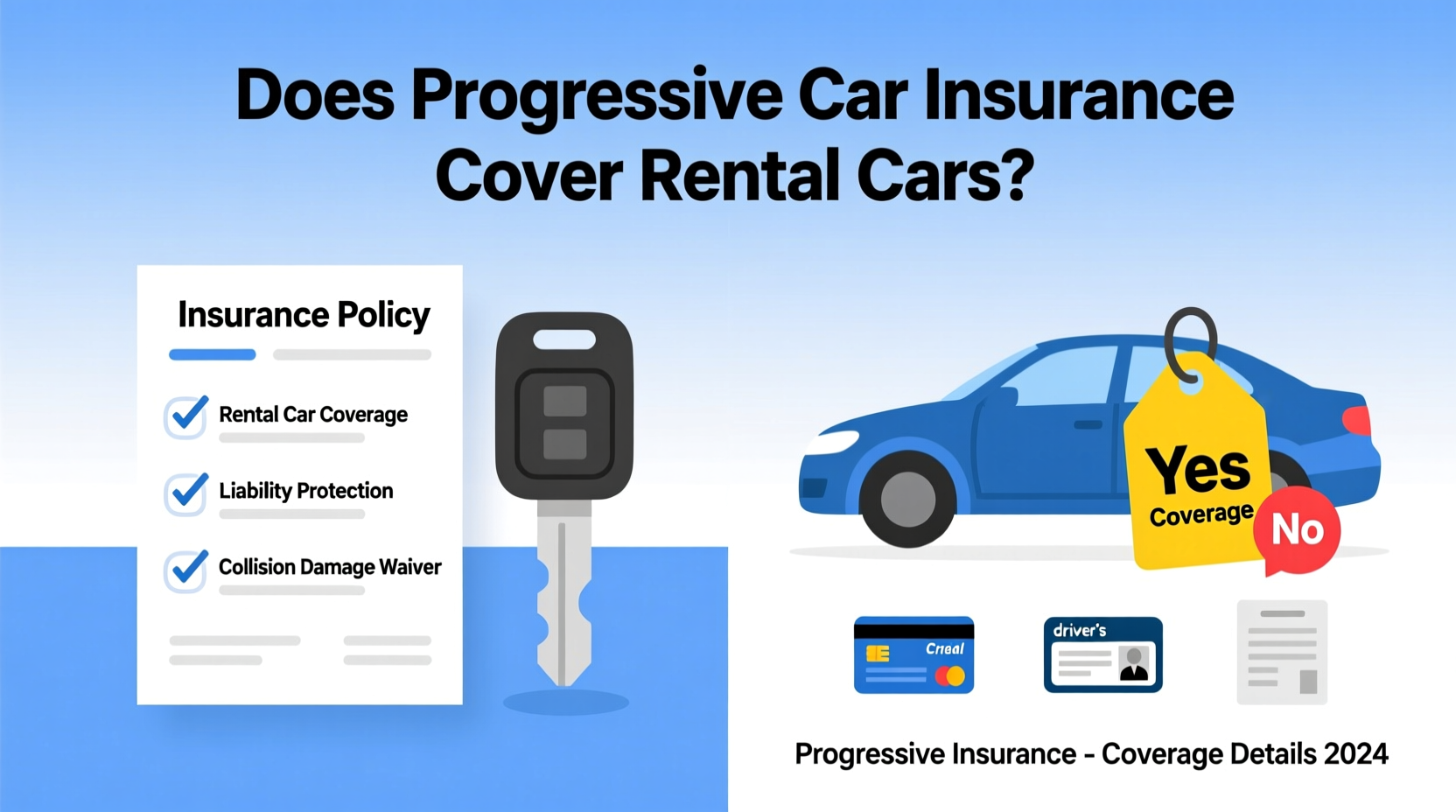 does progressive car insurance cover rental cars