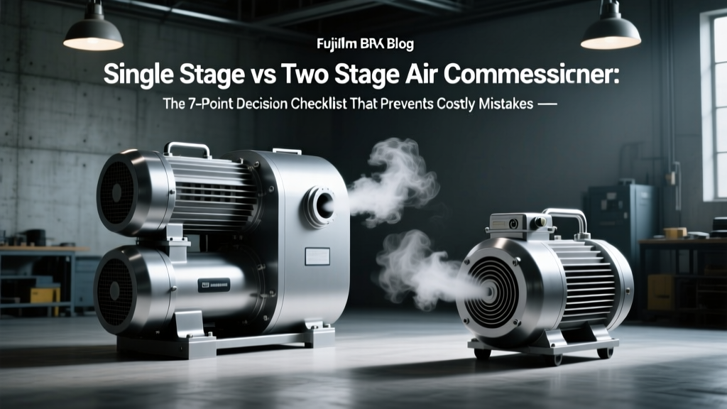 Single vs Two Stage Air Compressor: 7-Point Decision Guide