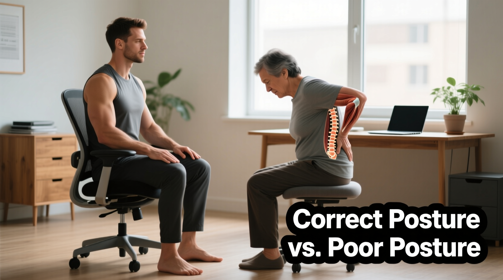 why does my lower back ache after sitting expert posture tips