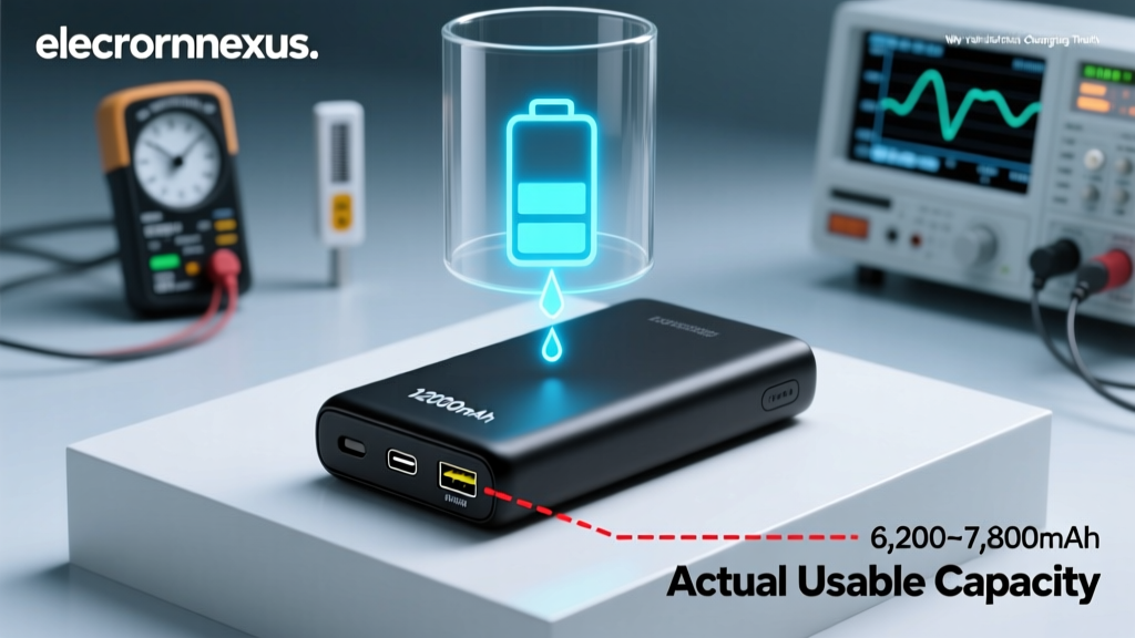 12000mAh Power Bank Real Capacity Charging Truths: Why You’re Getting Only 6,200–7,800mAh in Real Use (Lab-Tested Breakdown)
