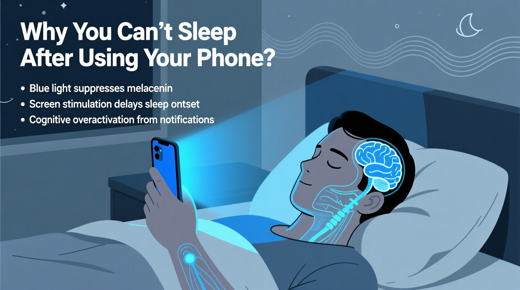 why cant i fall asleep after using my phone at night science backed tips to fix it