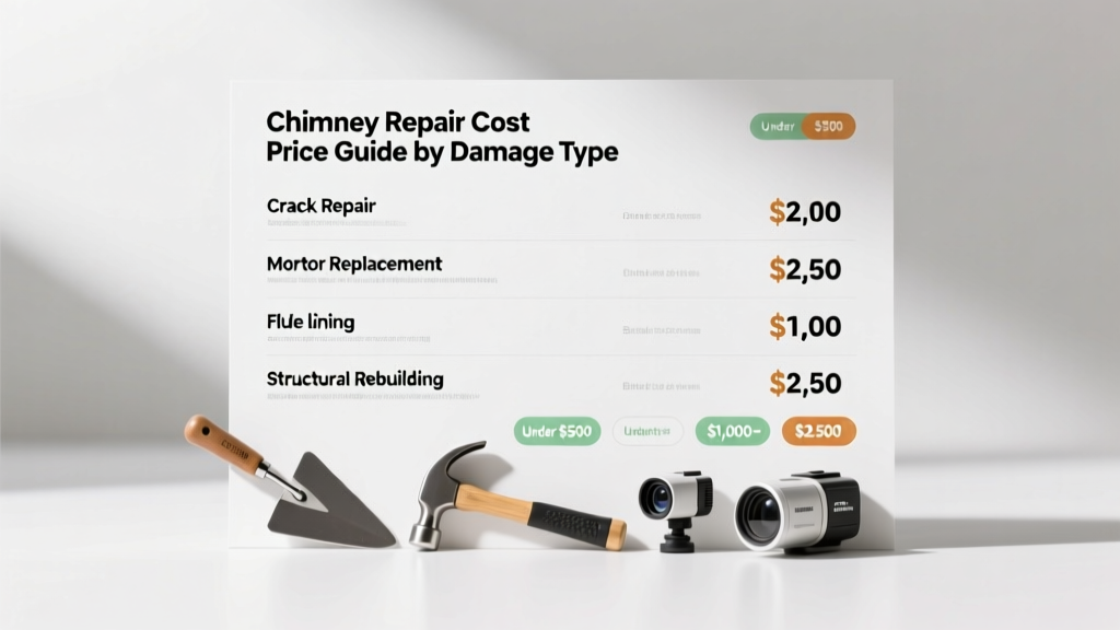 Chimney Repair Cost: Price Guide by Damage Type