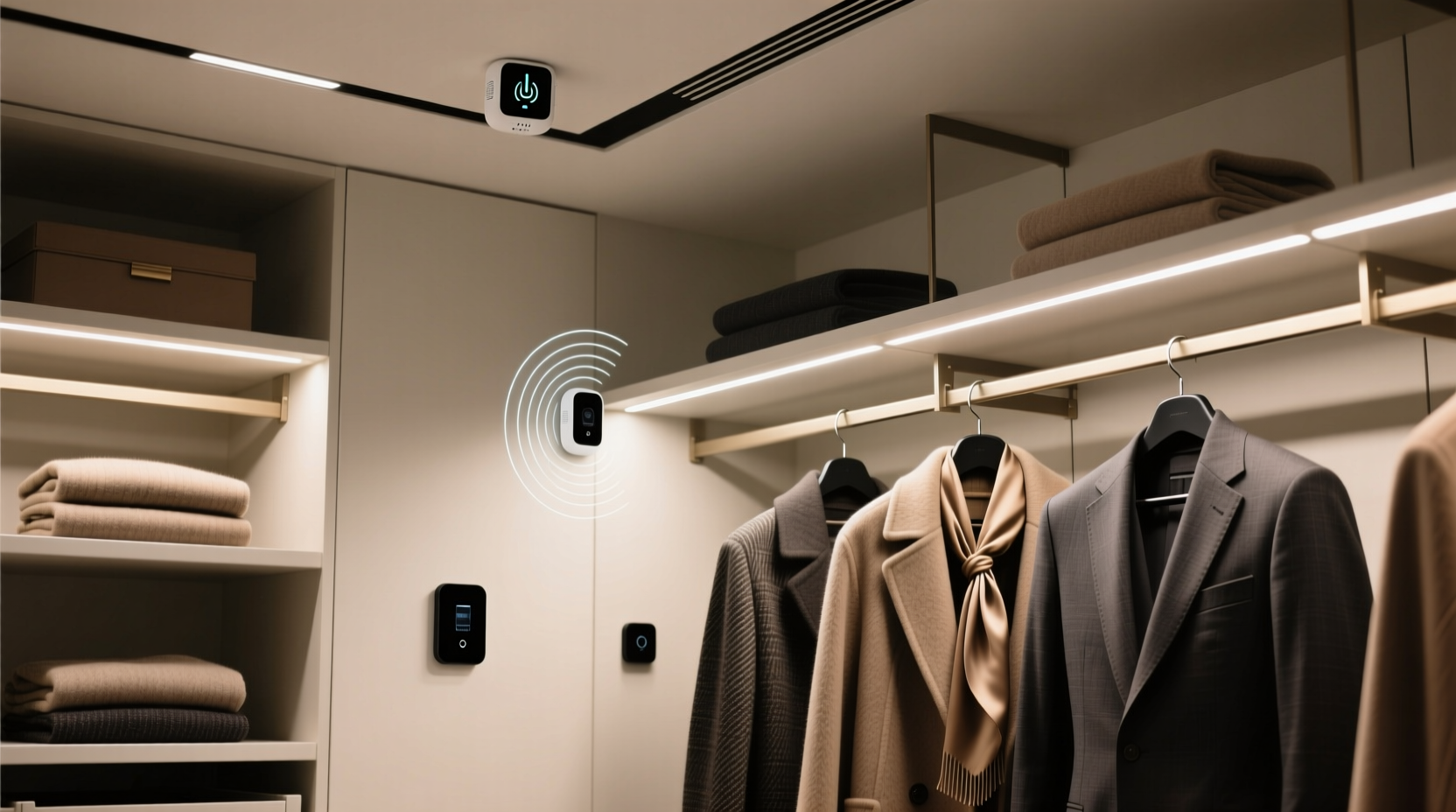 closet organization tips smart sensors guide