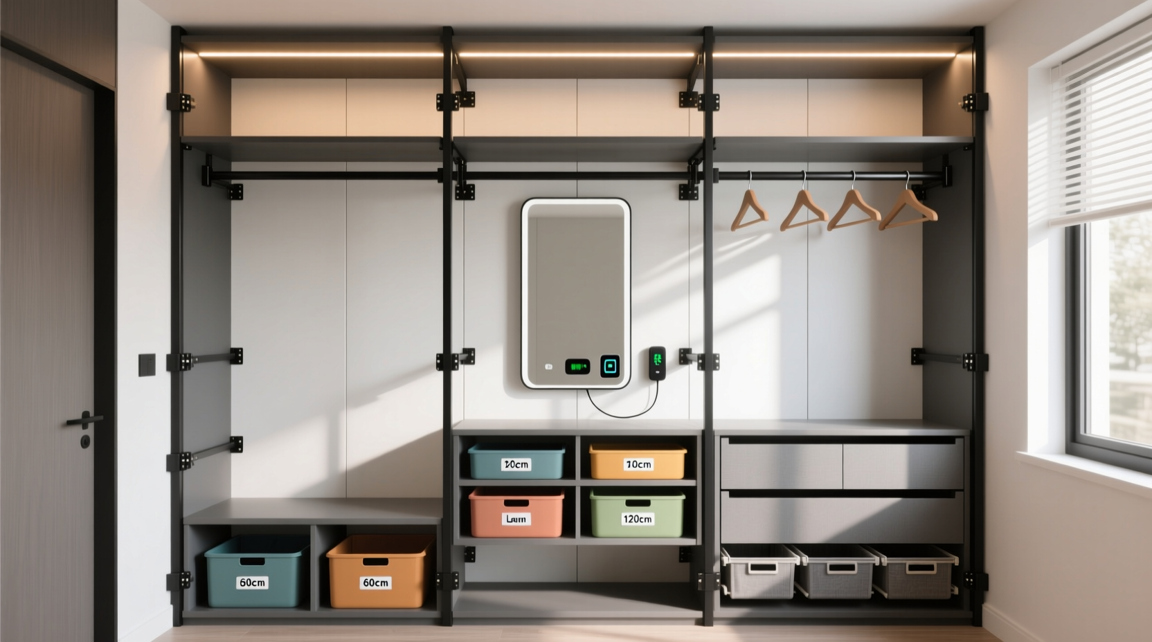 closet organization tips for petite tall families