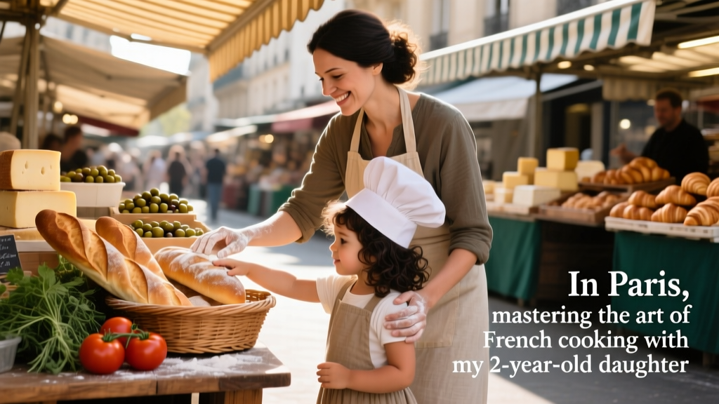 In Paris: Mastering the Art of French Cooking With My 2-Year-Old Daughter