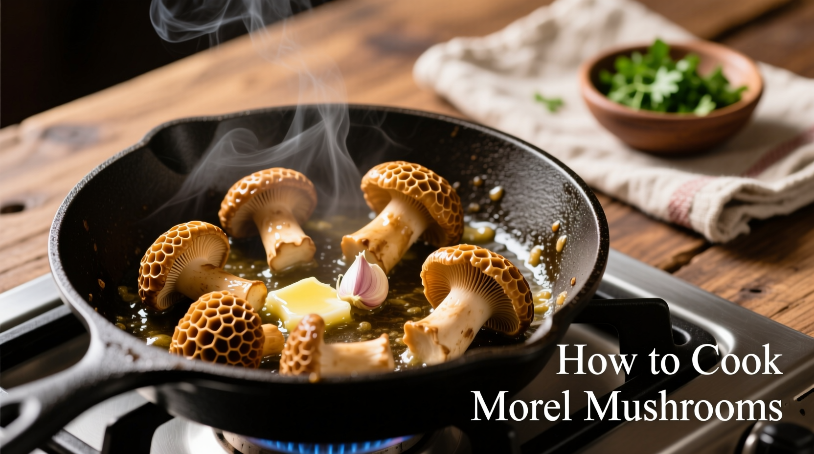 how to cook morels mushrooms