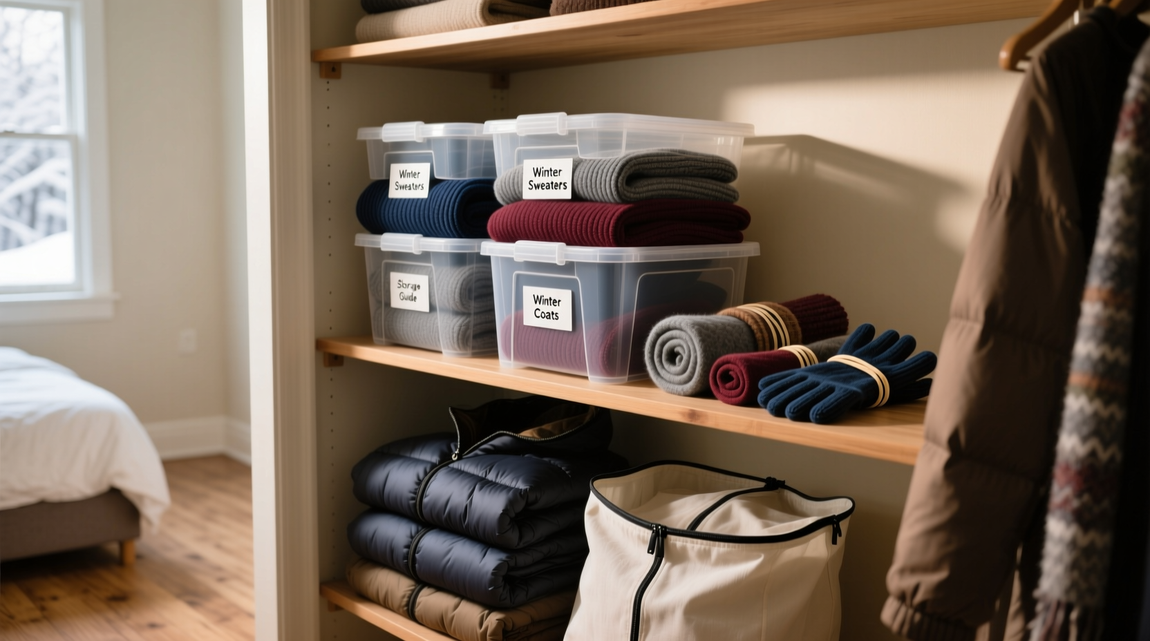best ways to store winter clothes
