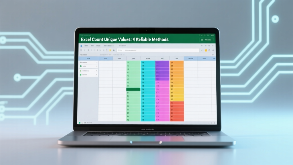 Count Unique Values in Excel: 4 Methods That Work