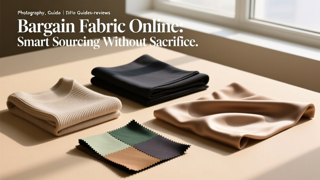 Bargain Fabric Online: Smart Sourcing Without Sacrifice