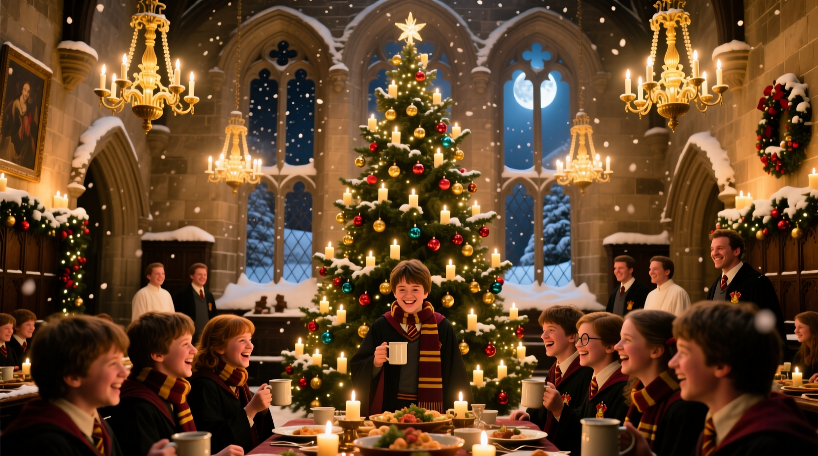 which harry potter has christmas