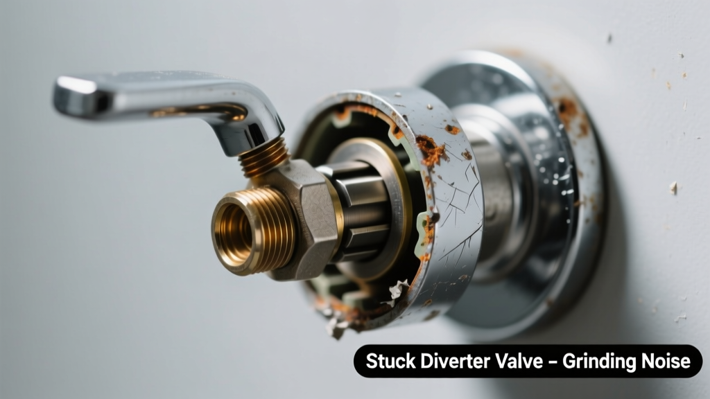 Shower Diverter Stuck & Making Grinding Noise: Quick Diagnosis