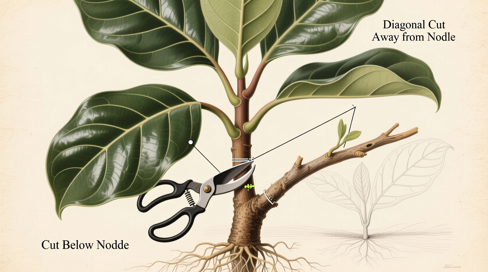 Propagate Fiddle Leaf Figs in 3 Steps | TheHomeSprouts