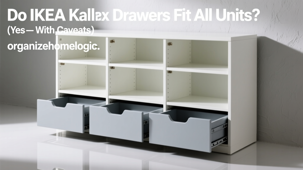 Do IKEA Kallax Drawers Fit All Units? (Yes — With Caveats)