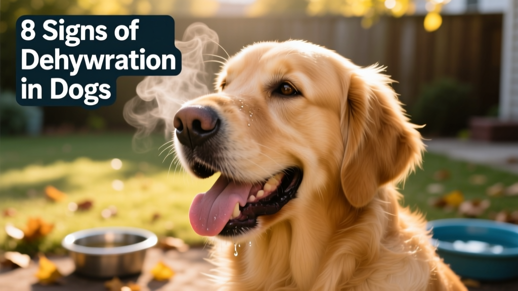 Close-up of a dog gently panting in warm weather, showing normal respiratory effort