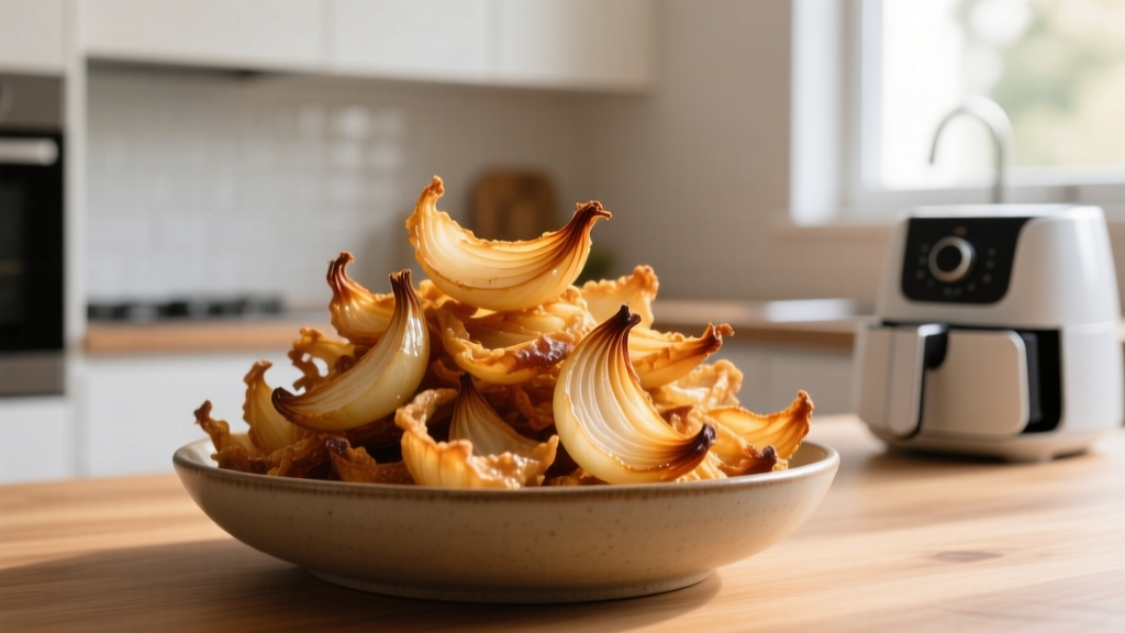 Crispy Fried Onions in Air Fryer (No Deep Fryer Needed!)