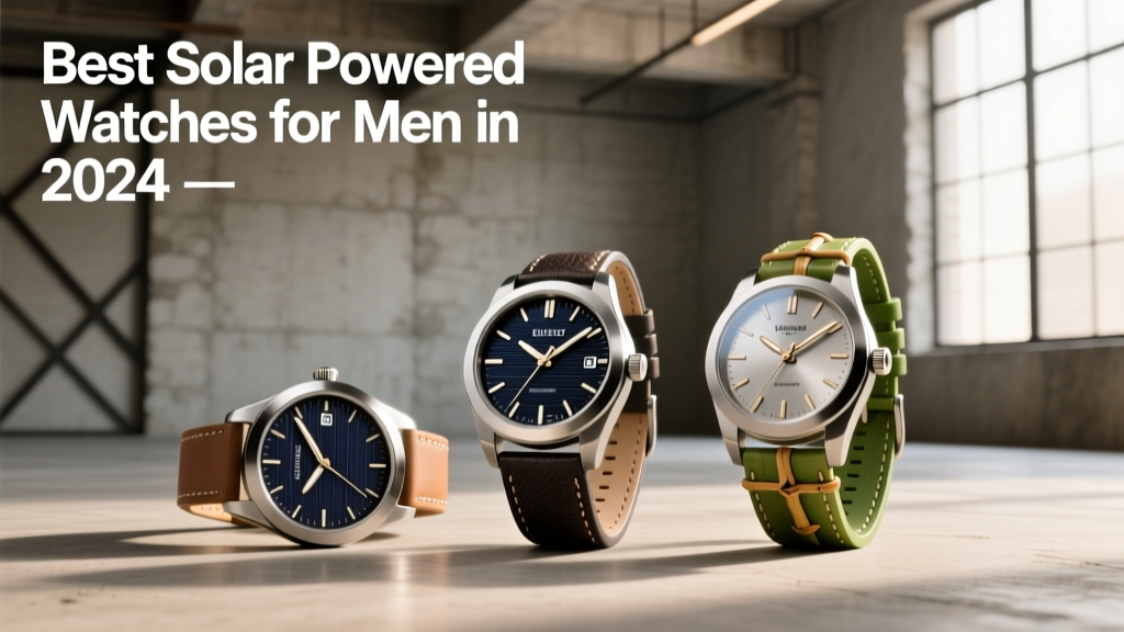 Best Solar Powered Watches for Men in 2024