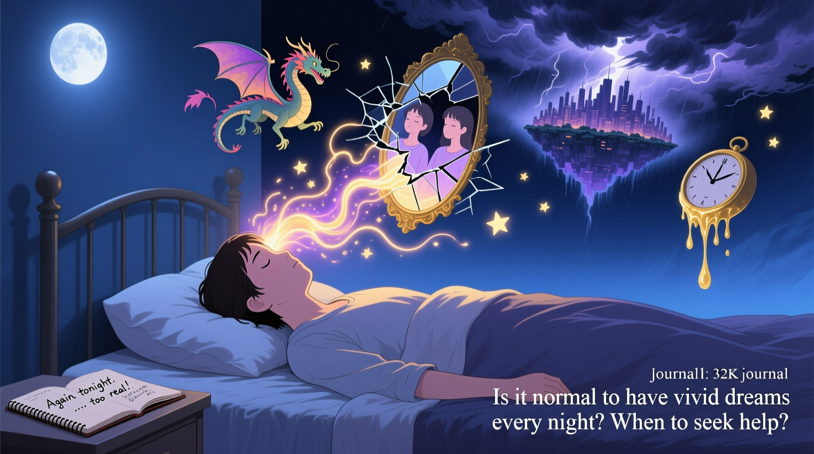 is it normal to have vivid dreams every night and when to seek help