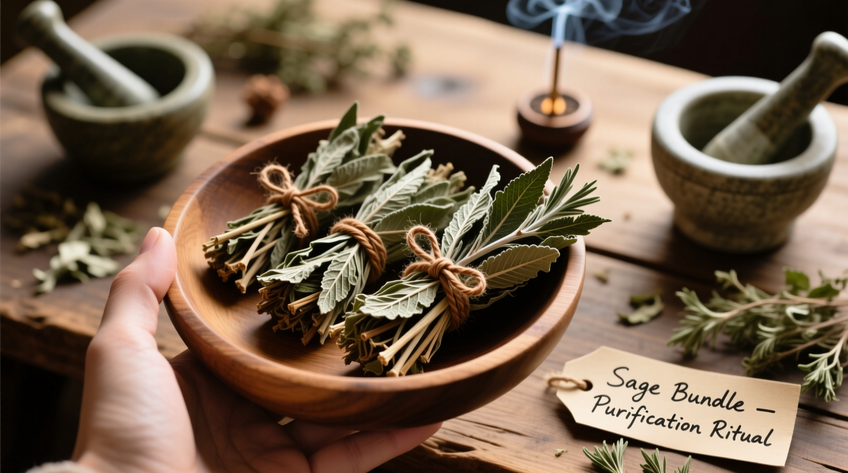 DIY Sage Bundles in 5 Steps | TheHomeSprouts