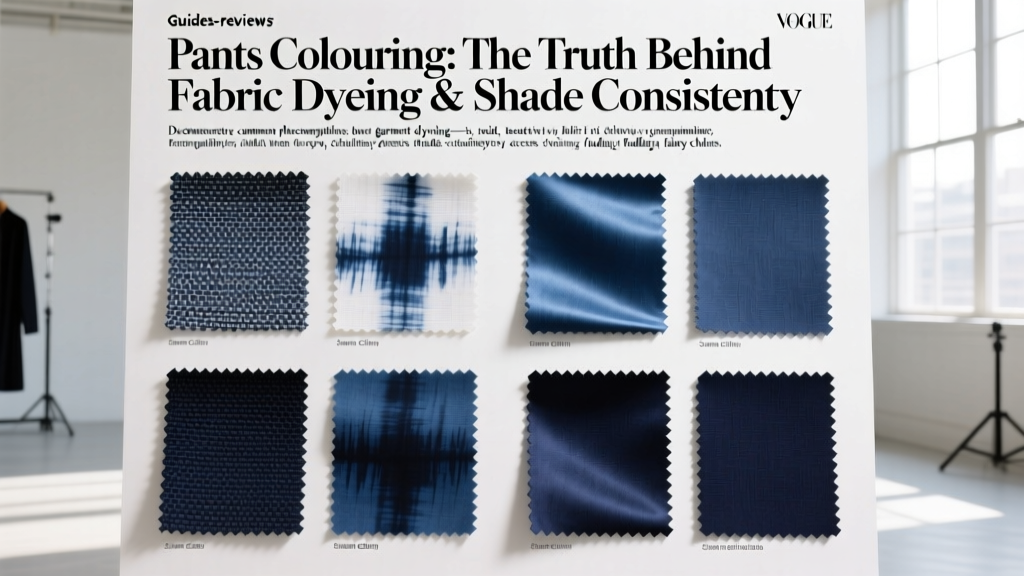 Pants Colouring: The Truth Behind Fabric Dyeing & Shade Consistency