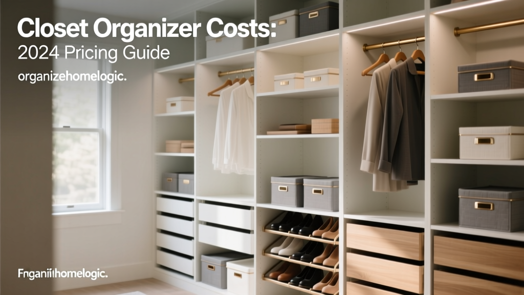 Closet Organizer Costs: 2024 Pricing Guide