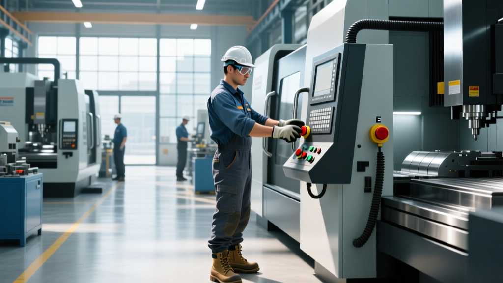 Operator Training for E-Stops in the Manufacture of Machine Tools