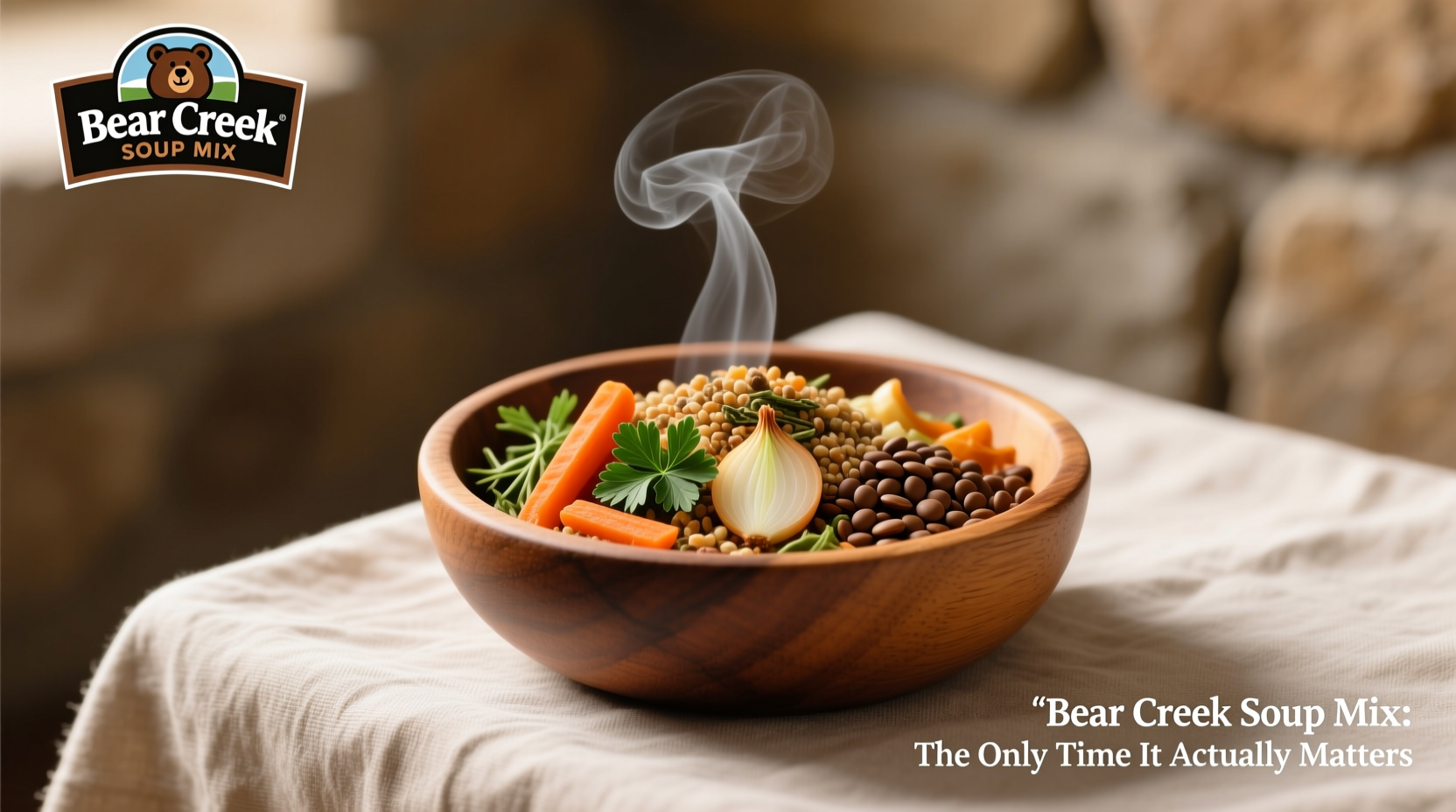 bear creek soup mix the only time it actually matters