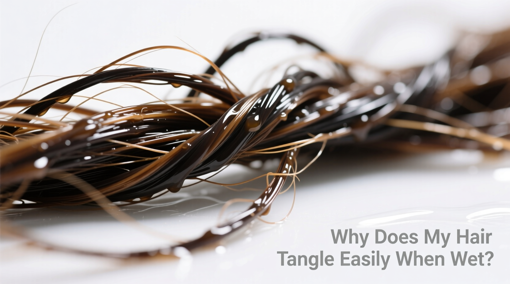 why does my hair tangle easily when wet even with conditioner