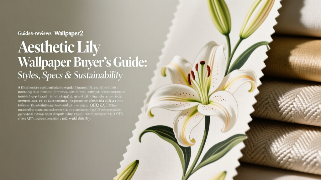 Aesthetic Lily Wallpaper Buyer’s Guide: Styles, Specs & Sustainability
