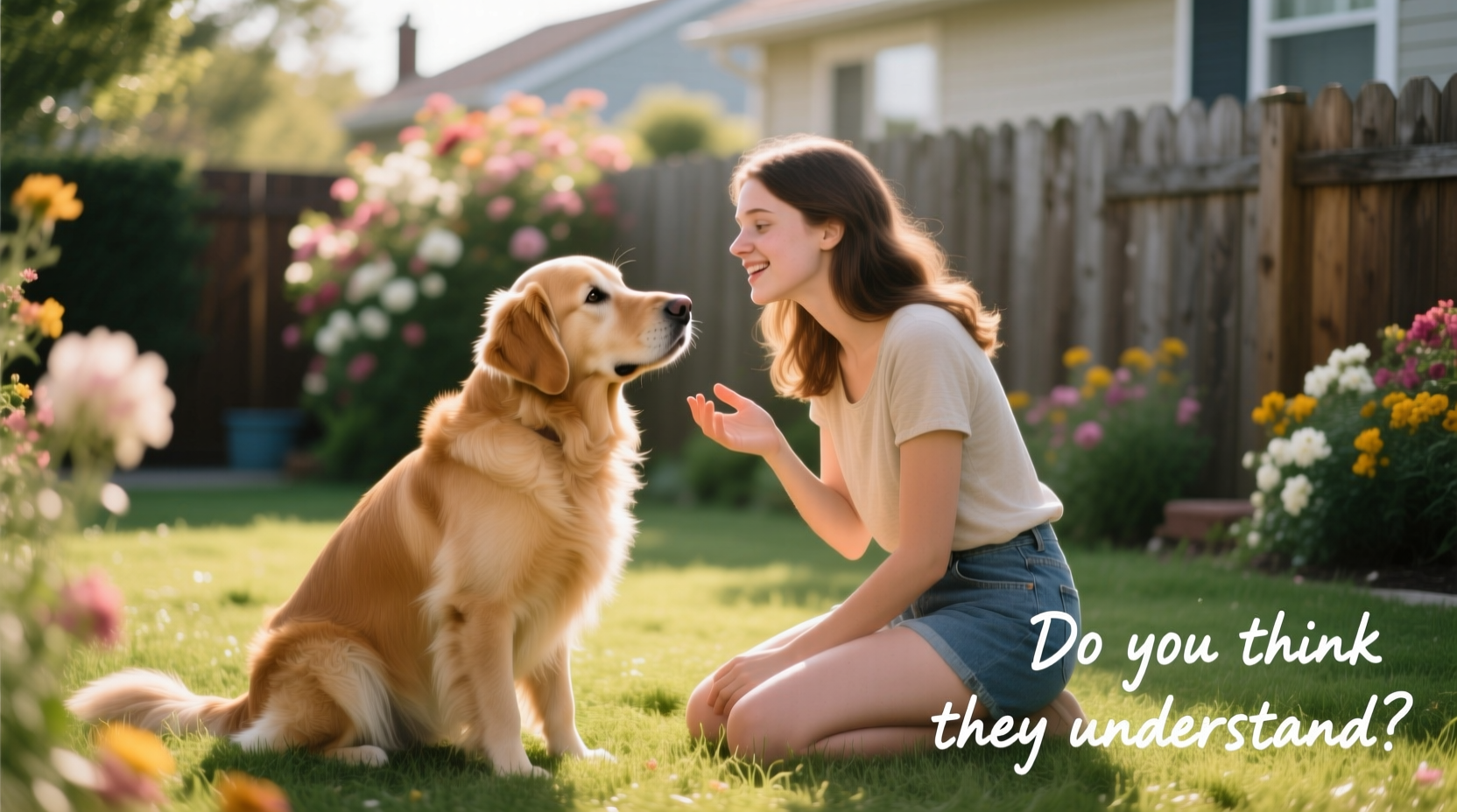 is it weird to talk to your dog like they understand everything