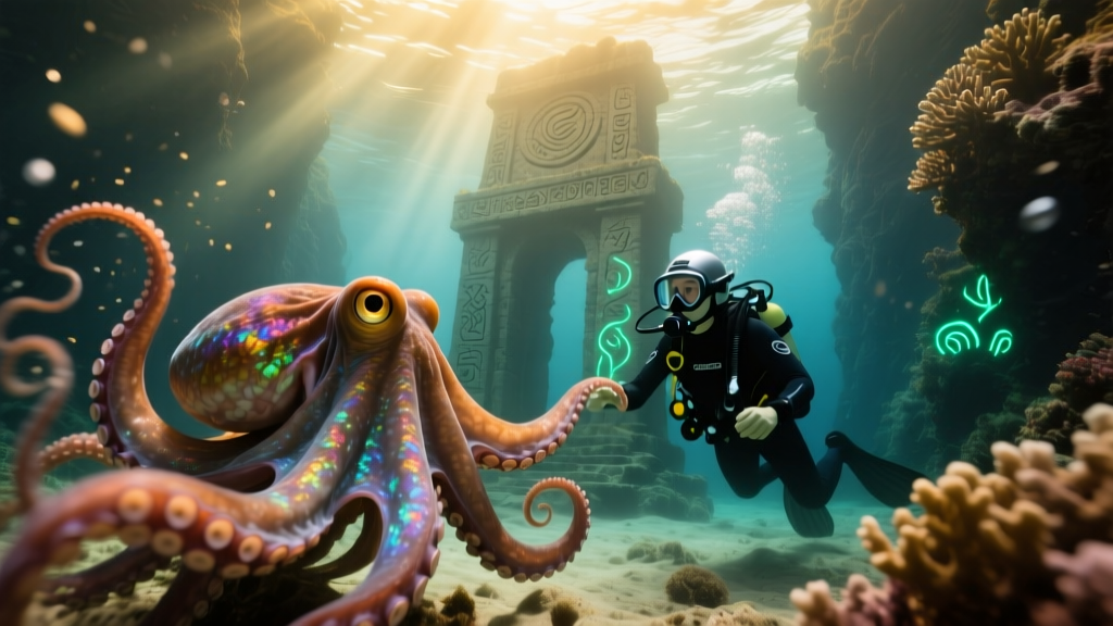 Octopus Leads Australian Diver to a ‘Mysterious Structure’ at the Bottom of the Ocean