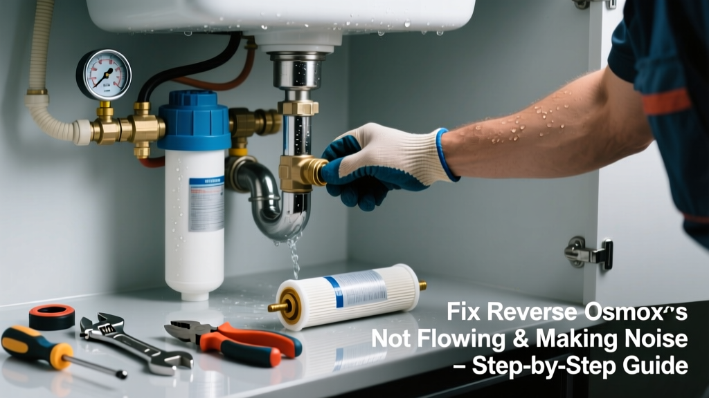 Fix Reverse Osmosis Not Flowing & Making Noise