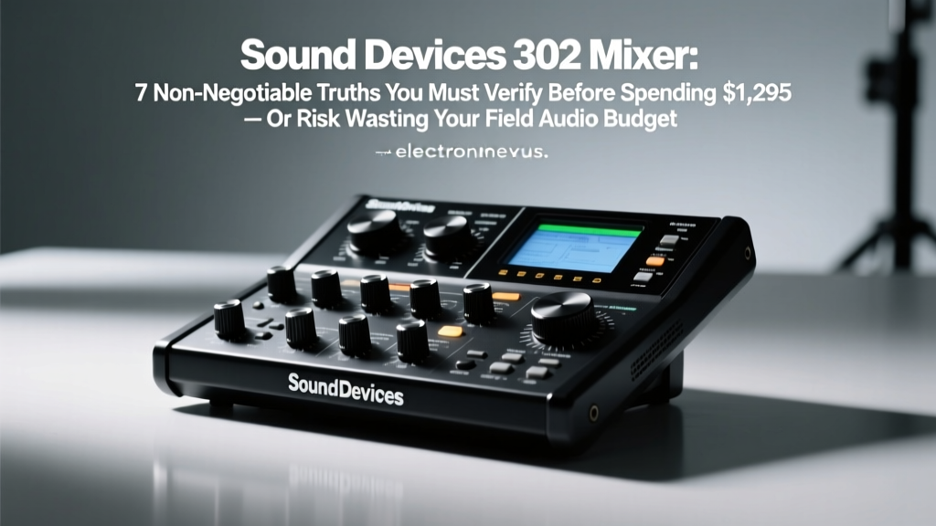 Sound Devices 302 Mixer: 7 Non-Negotiable Truths You Must Verify Before Spending $1,295 — Or Risk Wasting Your Field Audio Budget