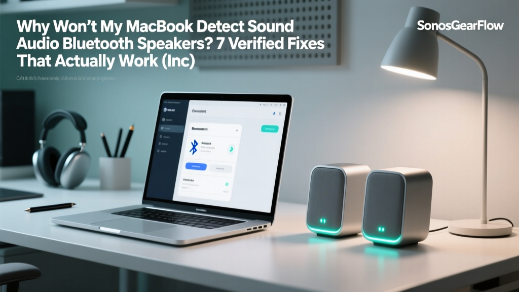 MacBook Bluetooth Speaker Not Detected? Fixes (2026)